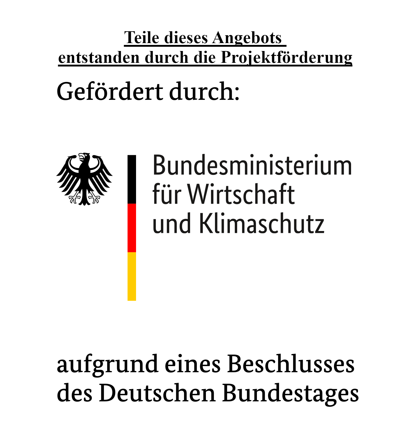 Gefördert durch das Bundesministerium für Wirtschaft und Klimaschutz