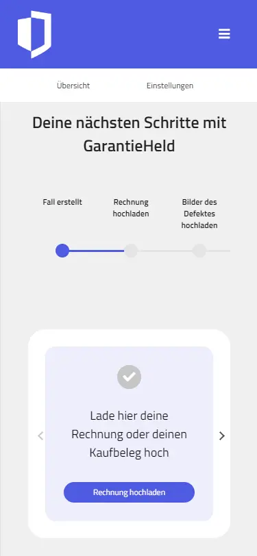 Berufung auf Gewährleistung, Reklamation, Garantie, Widerruf ist mit GarantieHeld jederzeit möglich